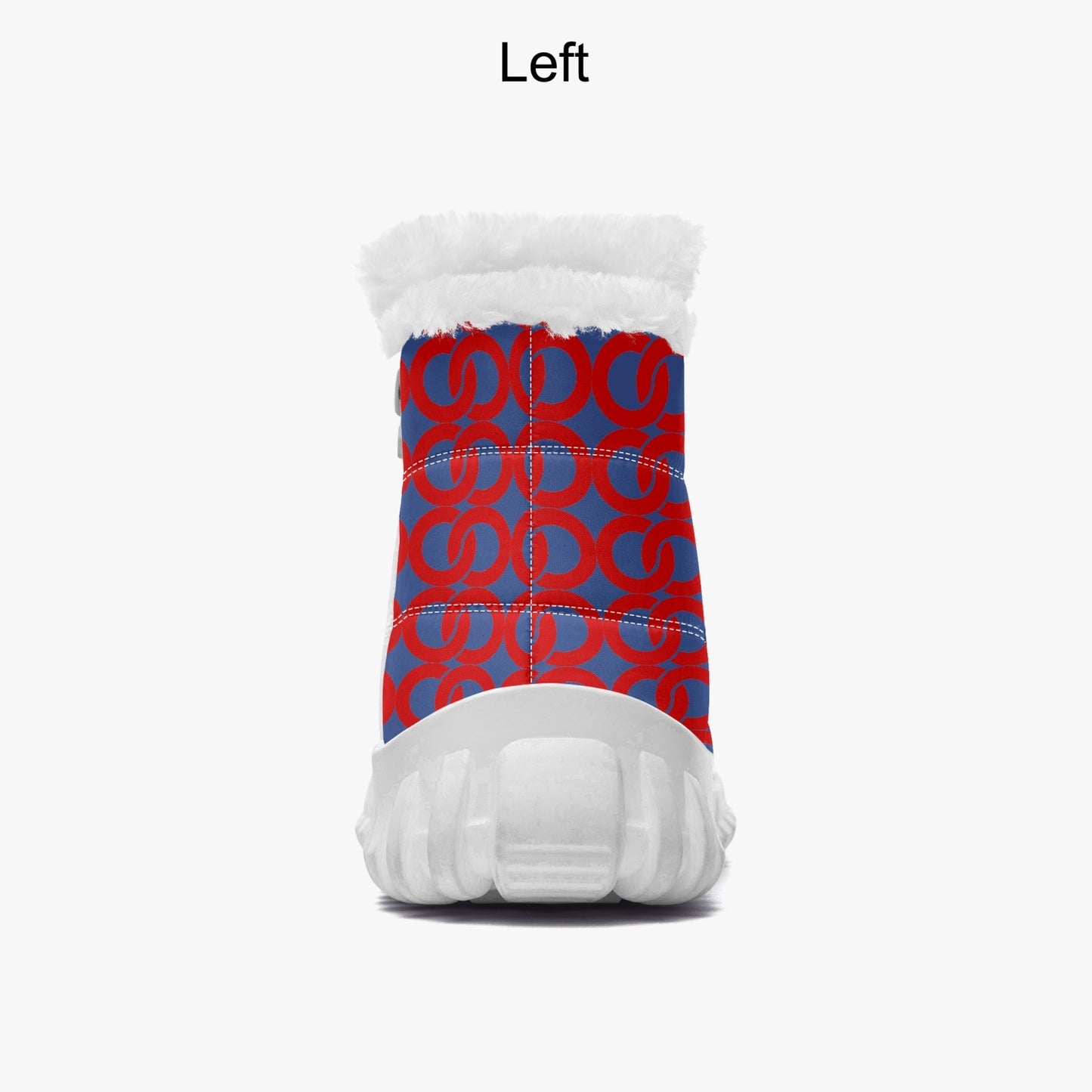 Cotton-pad Fur Zipper Up Boots