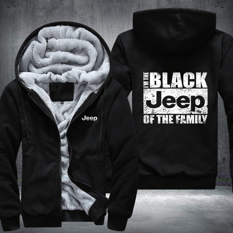 Black 4 x 4 Family Fleece Jacket