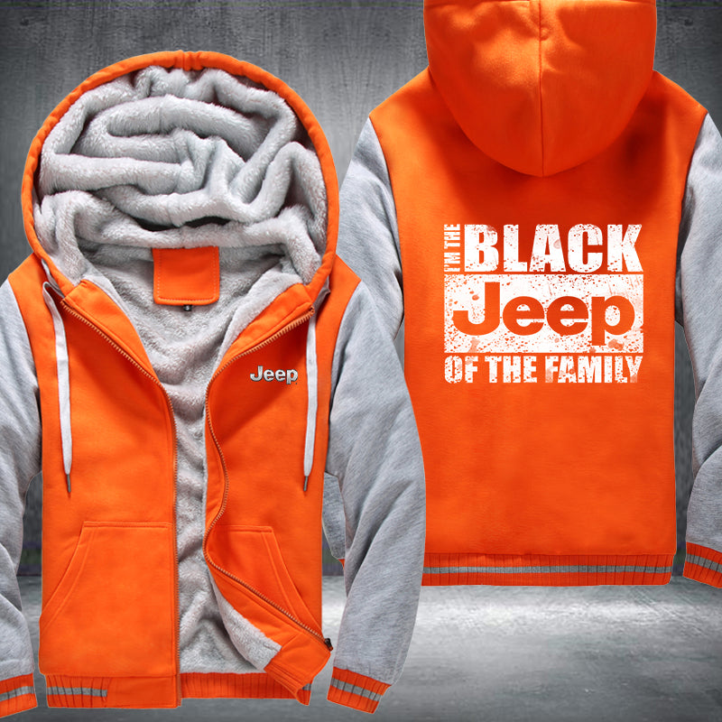 Black 4 x 4 Family Fleece Jacket