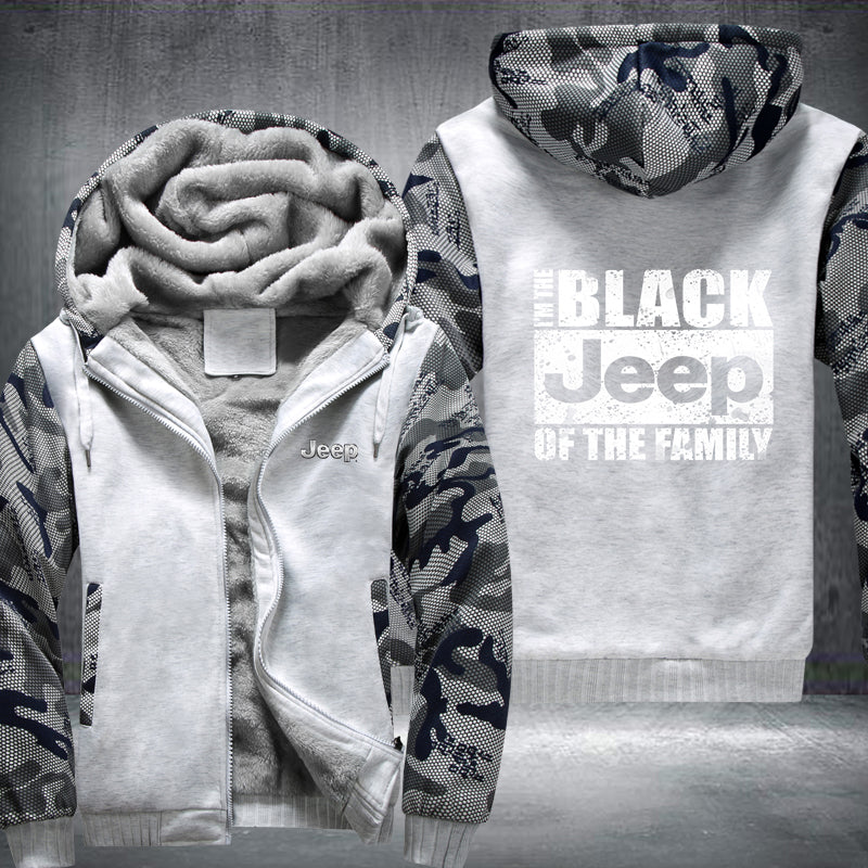 Black 4 x 4 Family Fleece Jacket