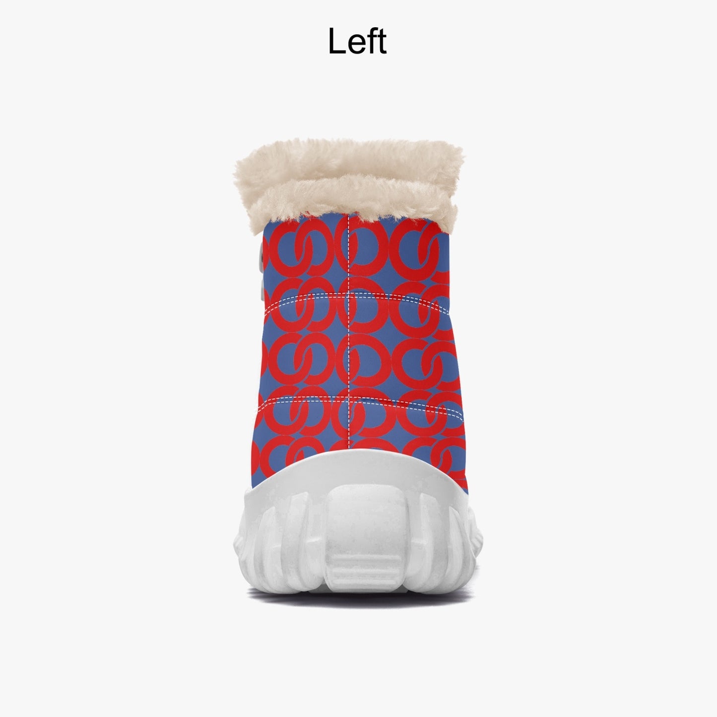 Cotton-pad Fur Zipper Up Boots