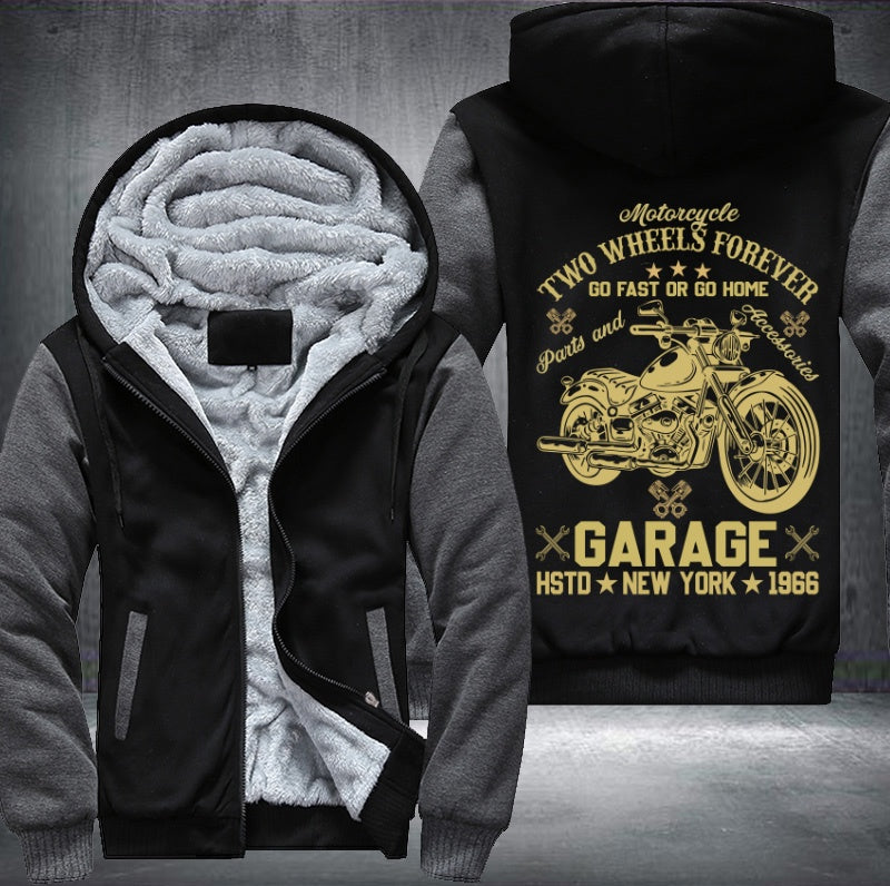 Two wheels forever Fleece Jacket