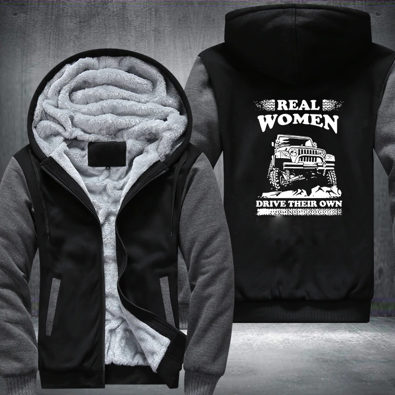 Jeep Fleece Jacket Real Women 4x4 Fleece Jacket iiGears Apparel