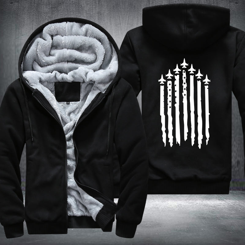 Airforce Flag Fleece Jacket