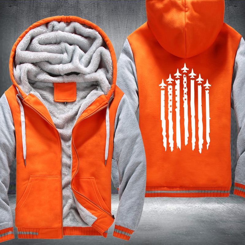 Airforce Flag Fleece Jacket