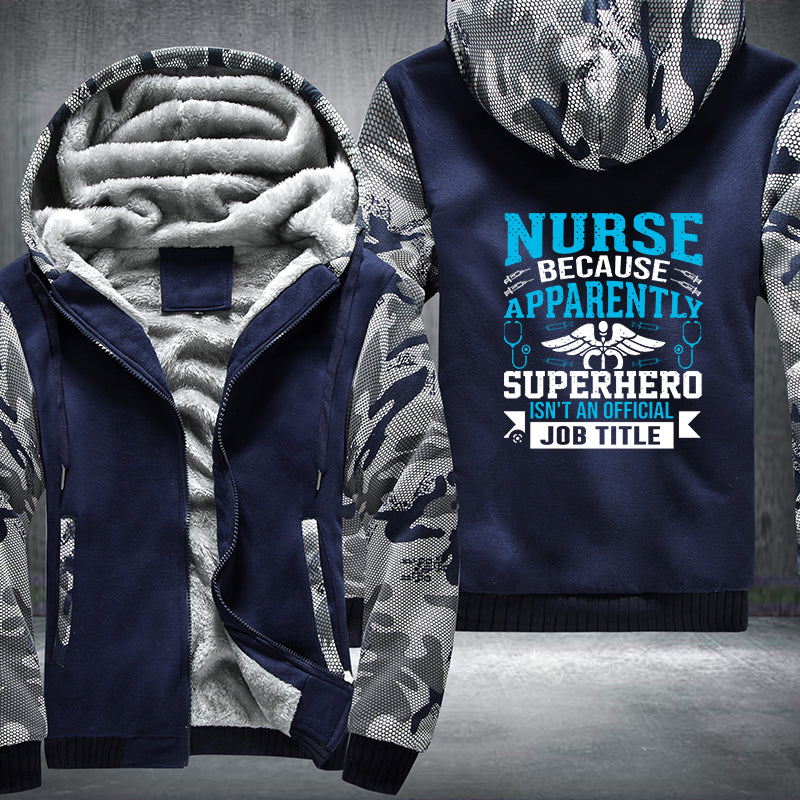 Nurse Superhero Fleece Jacket