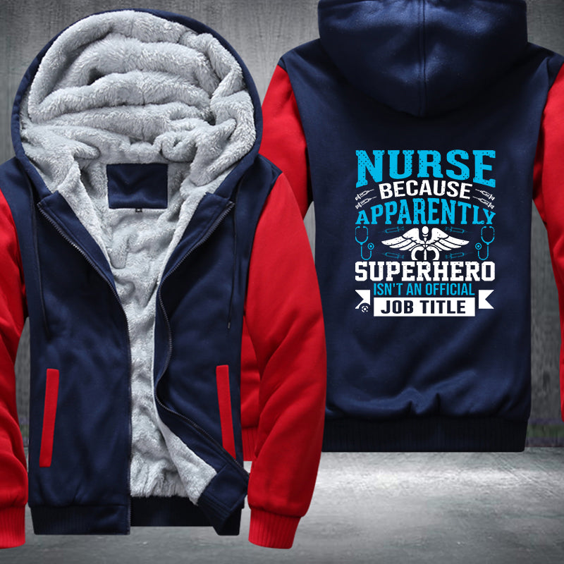 Nurse Superhero Fleece Jacket