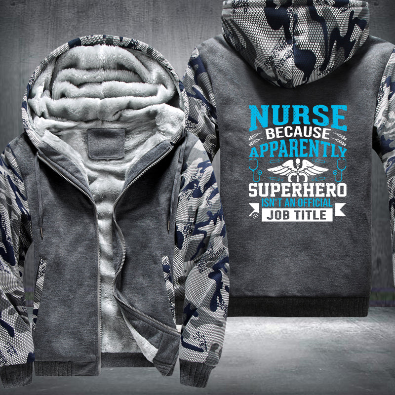 Nurse Superhero Fleece Jacket