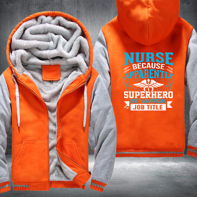 Nurse Superhero Fleece Jacket