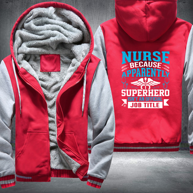 Nurse Superhero Fleece Jacket