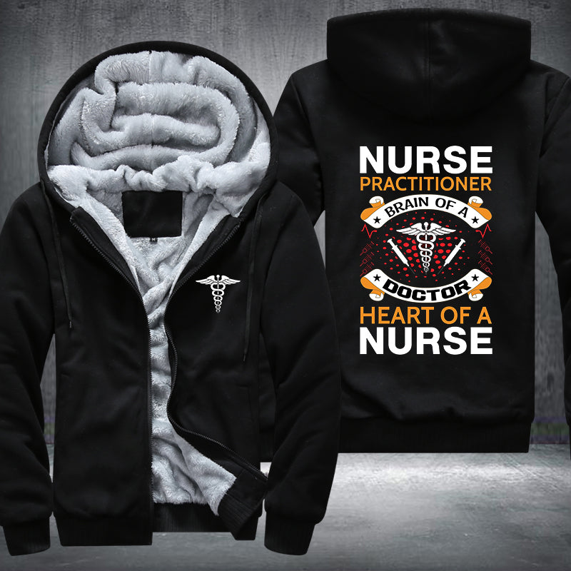 Heart Of A Nurse Fleece Jacket