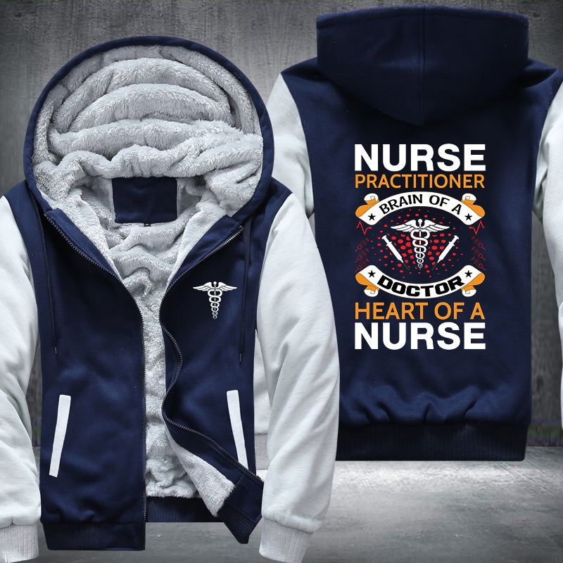 Heart Of A Nurse Fleece Jacket