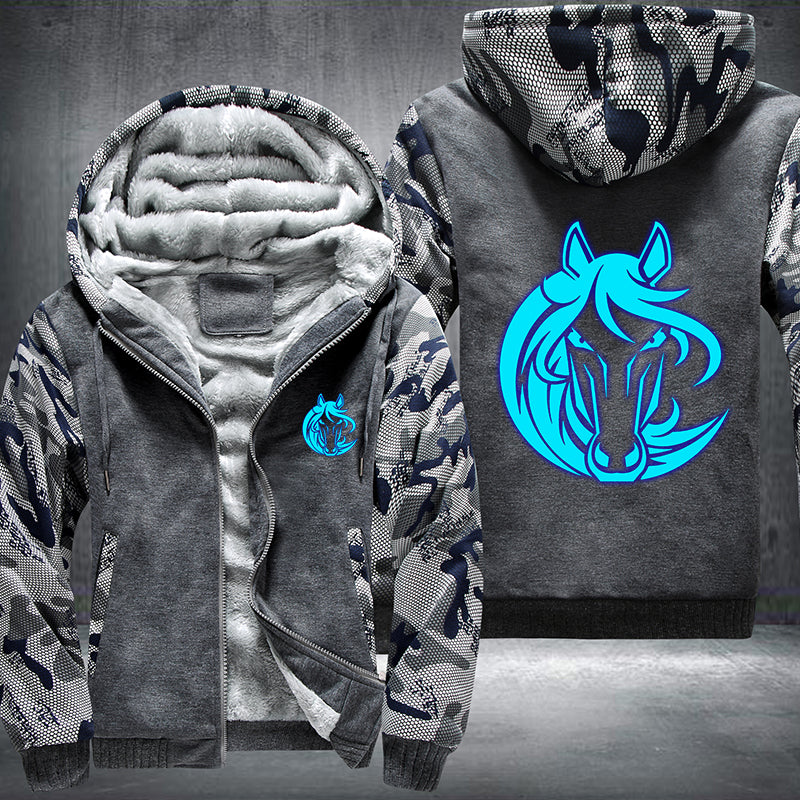 Luminous Horse Hoodie