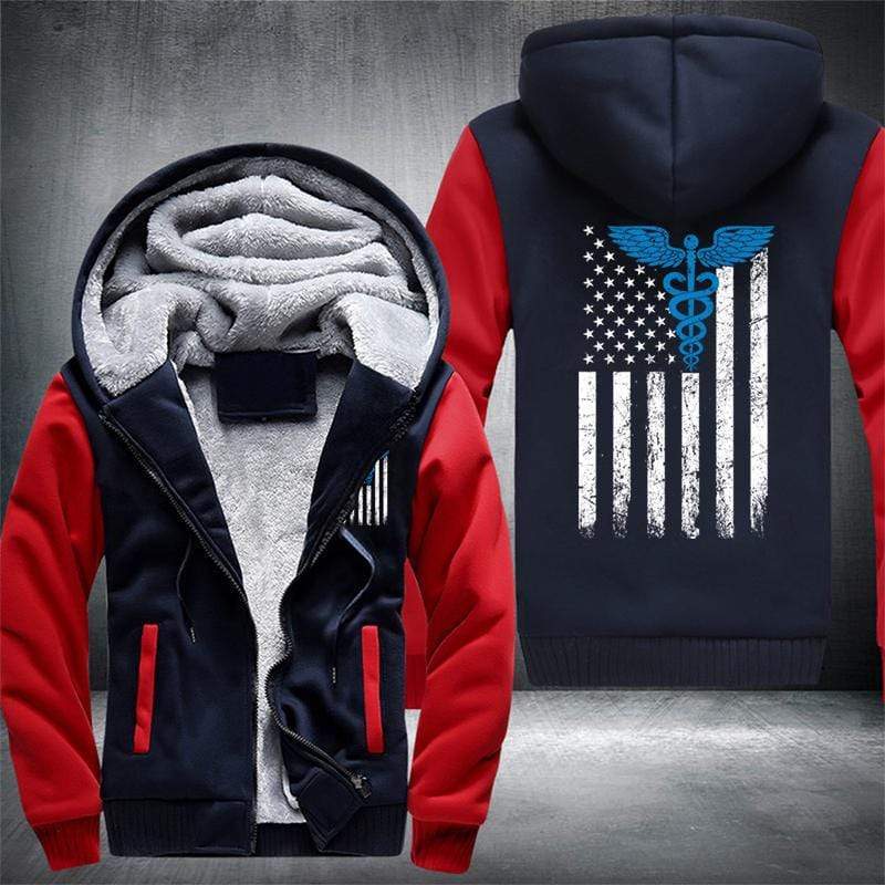 Caduceus Flag Fleece Jacket