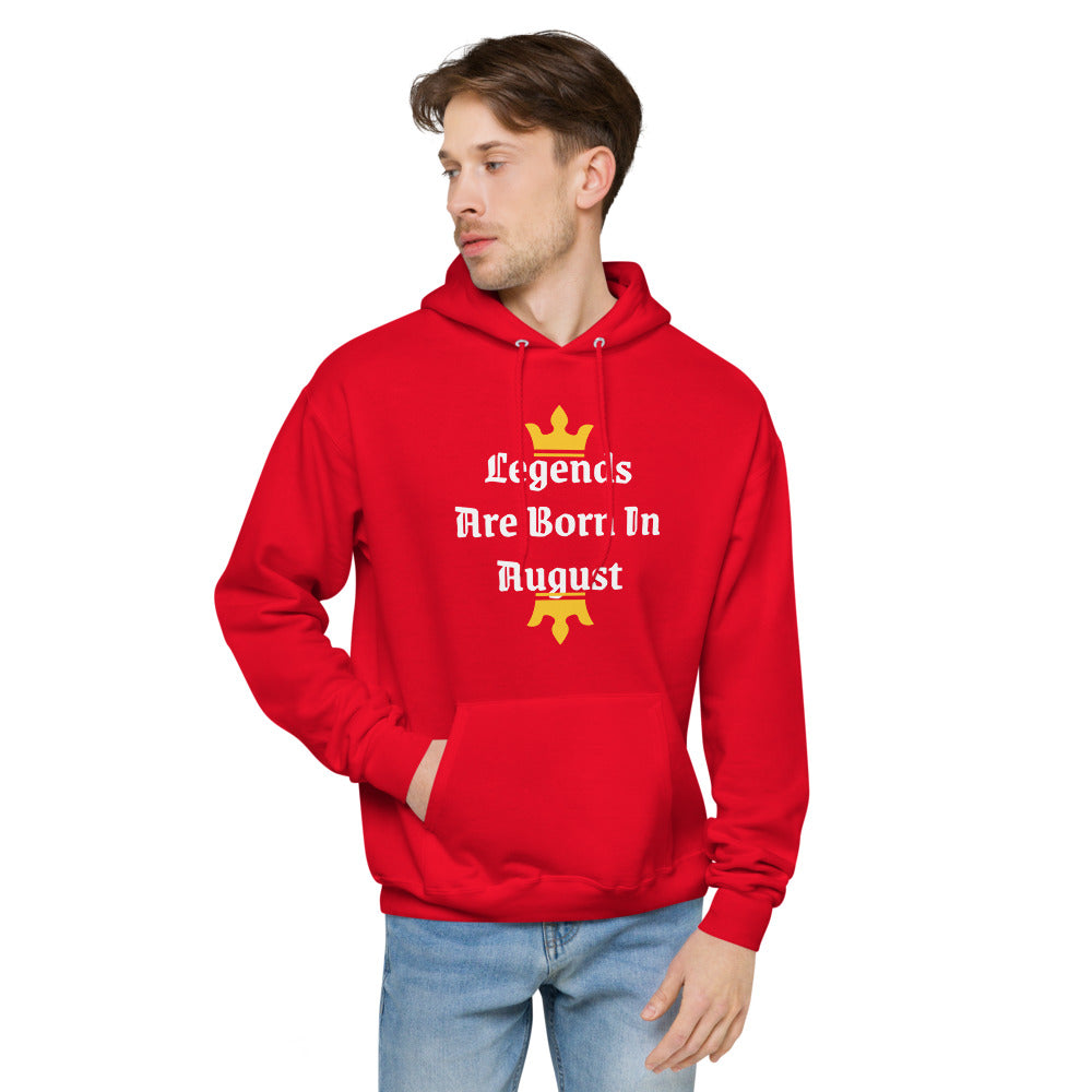 August fleece hoodie