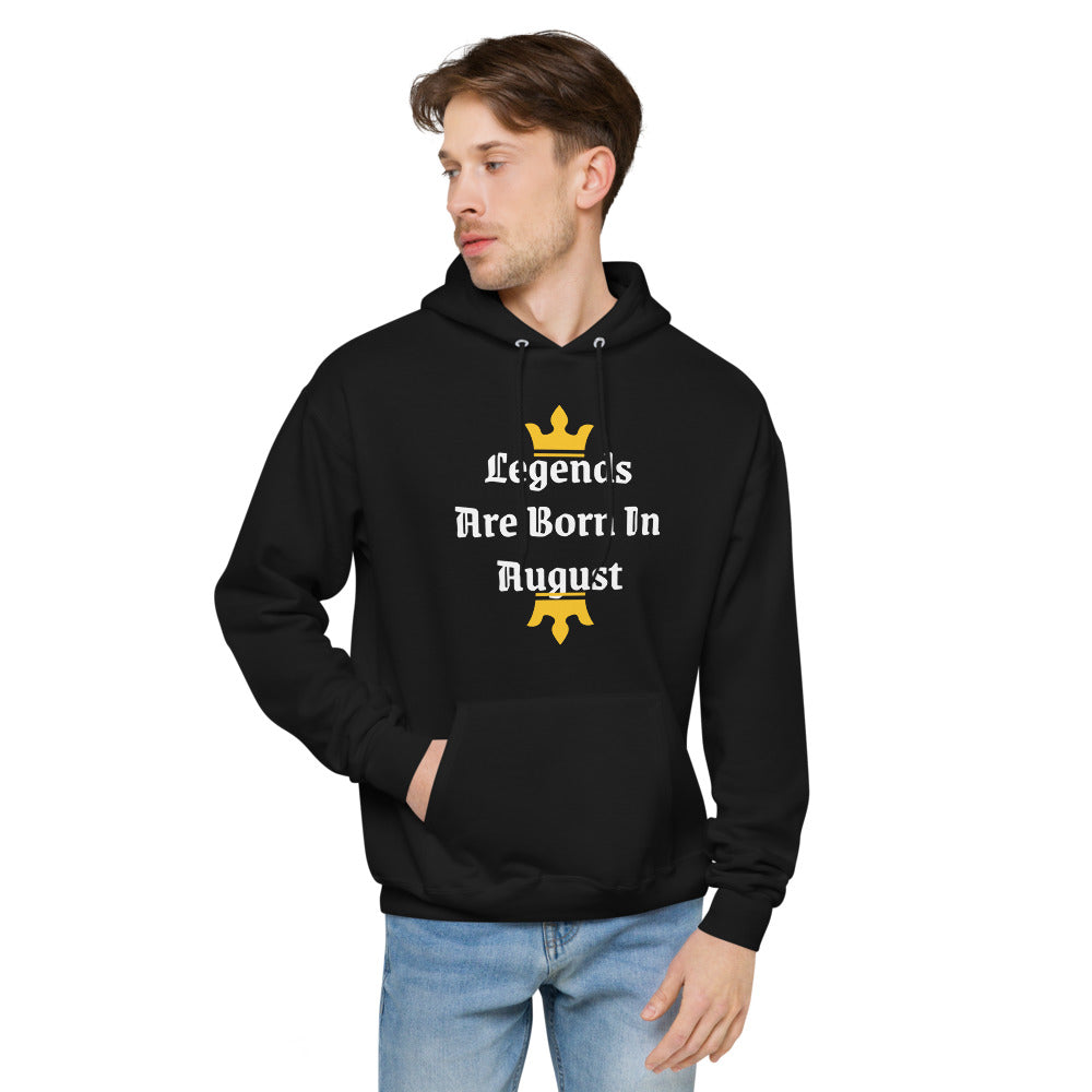 August fleece hoodie