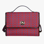 Leather Flap Satchel Bag