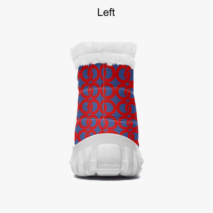 Cotton-pad Fur Zipper Up Boots