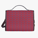 Leather Flap Satchel Bag