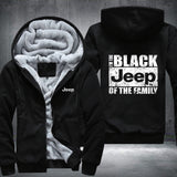 Black 4 x 4 Family Fleece Jacket