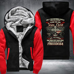 US Veteran Christ Fleece Jacket