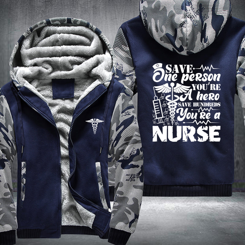 Nurse Saves Fleece Jacket