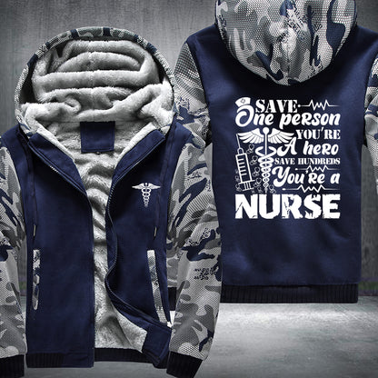 Nurse Saves Fleece Jacket
