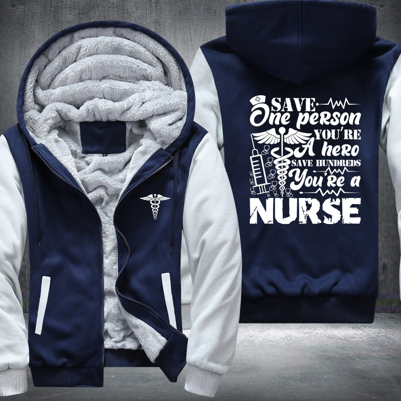 Nurse Saves Fleece Jacket