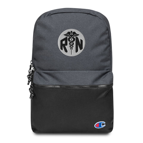 RN Embroidered Champion Backpack