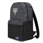 Nurse Embroidered Champion Backpack