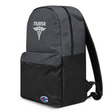 Nurse Embroidered Champion Backpack