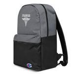 Nurse Embroidered Champion Backpack