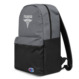 Nurse Embroidered Champion Backpack