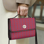 Leather Flap Satchel Bag