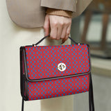 Leather Flap Satchel Bag
