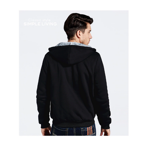 BLACK FLEECE JACKET (CUSTOMIZE)