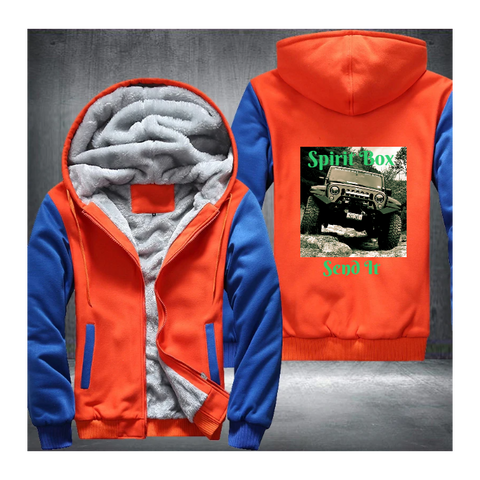 ORANGE FLEECE JACKET (CUSTOMIZE)