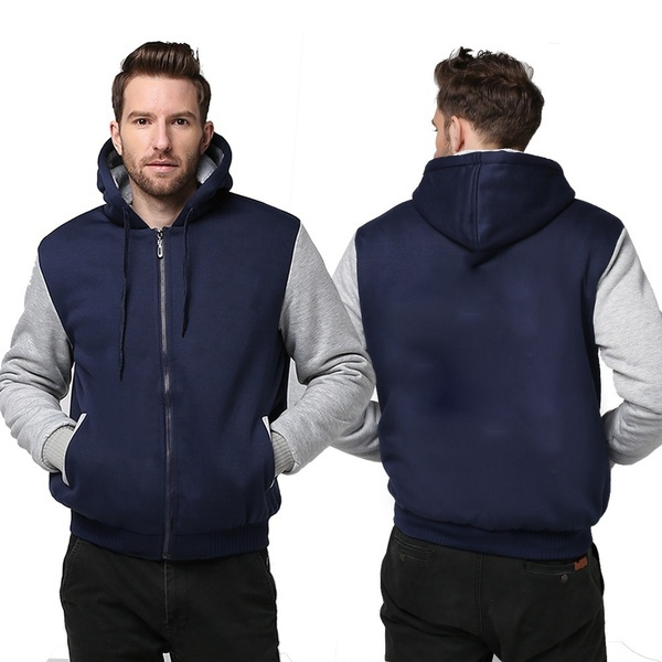 BLUE FLEECE JACKET (CUSTOMIZE)