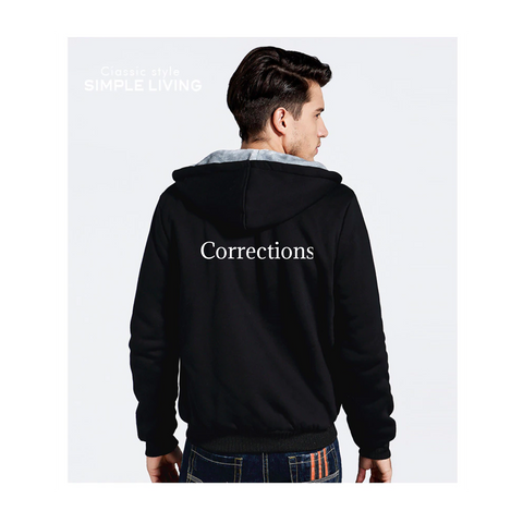 BLACK FLEECE JACKET (CUSTOMIZE)
