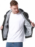 BLUE CAMO FLEECE JACKET (CUSTOMIZE)