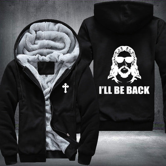 Jesus I'll be back Fleece Jacket