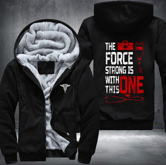 Doctor the force strong is with this one Fleece Jacket