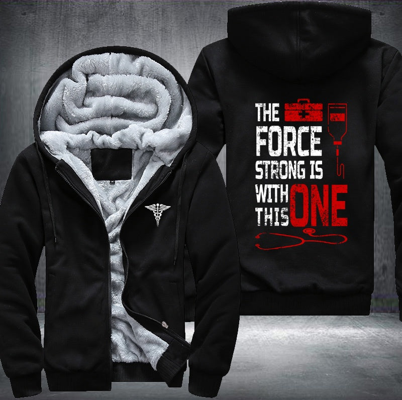 Doctor the force strong is with this one Fleece Jacket