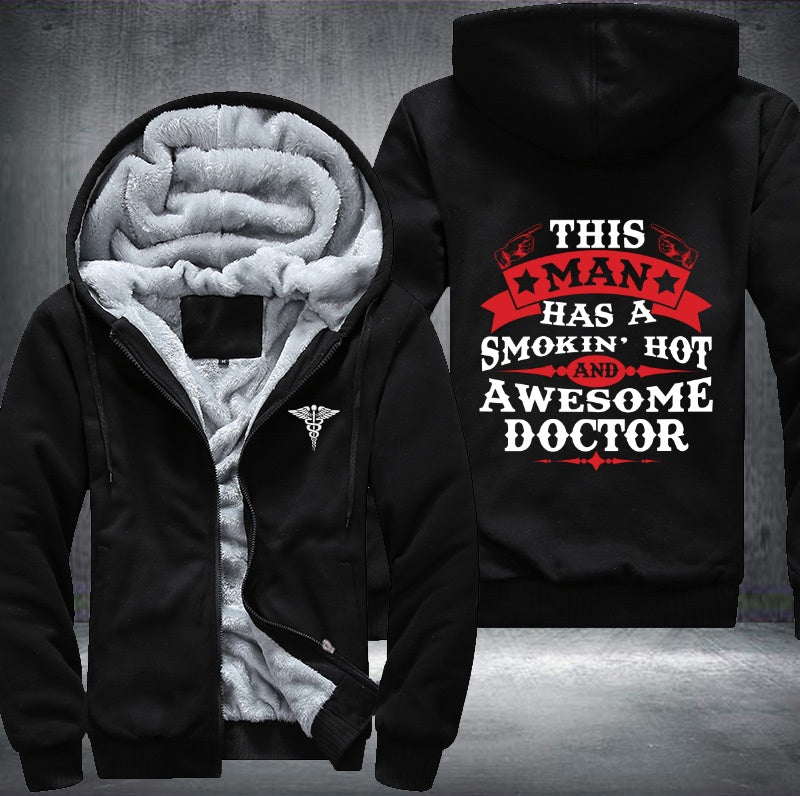 Awesome doctor Fleece Jacket