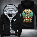 Golden Retriever official dog Fleece Jacket