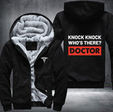 Knock Knock Who's there DOCTOR Fleece Jacket