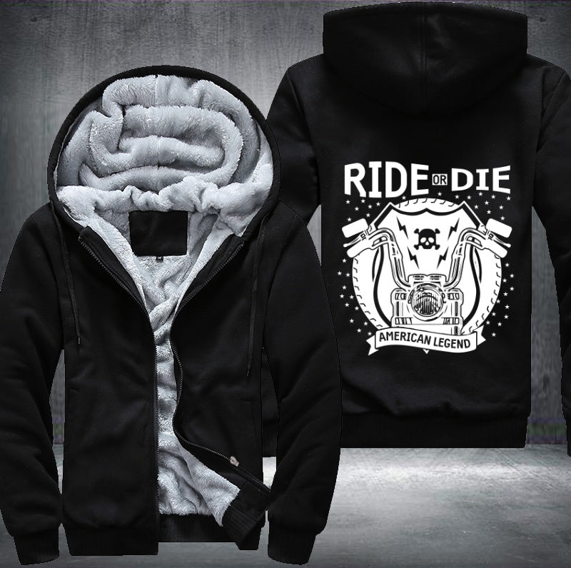 Ride or die American legend Fleece Jacket