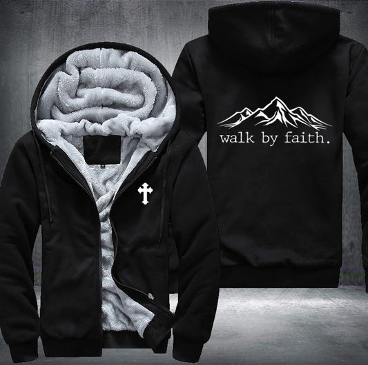 Walk by faith Fleece Jacket