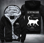 CAT PETTING GUIDE Fleece Jacket