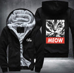 MEOW CAT Fleece Hoodies Jacket